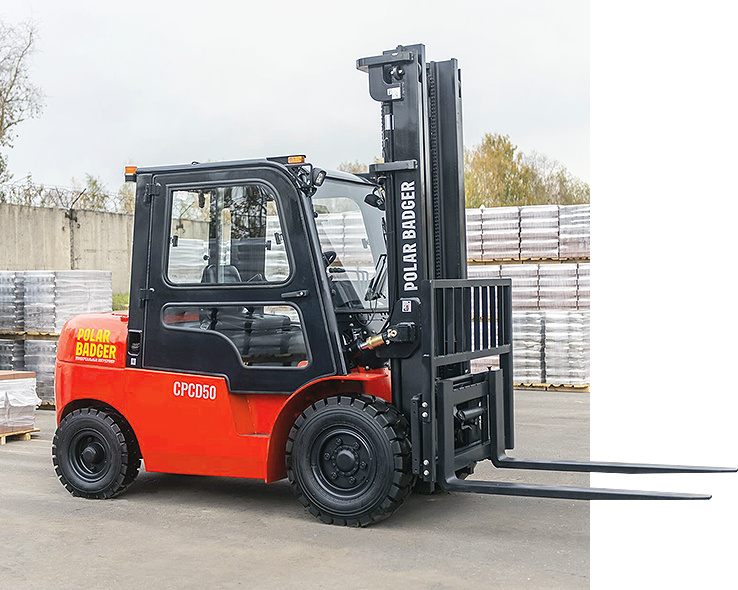 Дизельный вилочный погрузчик Polar Badger