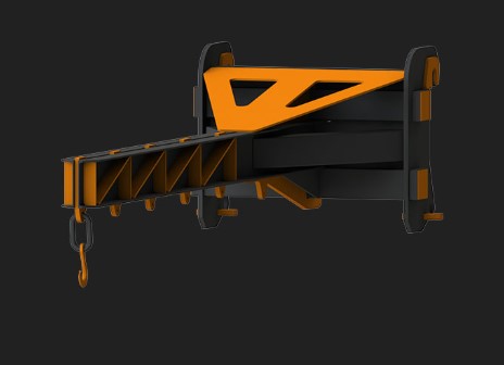 Крановая стрела на фронтальный погрузчик