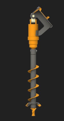 Гидробур на мини-экскаватор Гидробур на мини-экскаватор