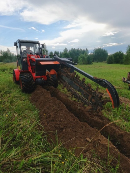 Траншеекопатель для мини-погрузчиков