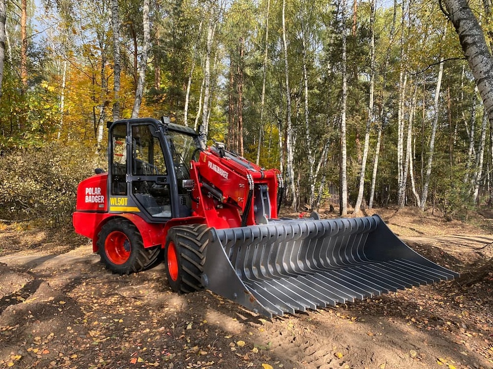 Просеивающий ковш на фронтальный погрузчик