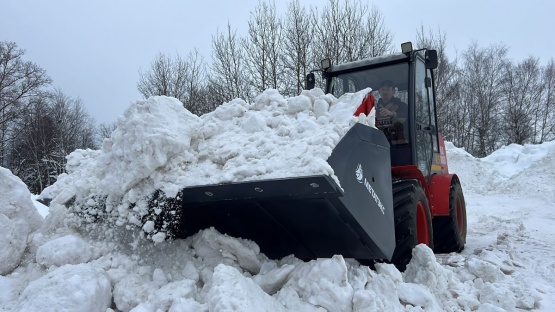 Ковш с увеличенной высотой выгрузки для мини-погрузчиков
