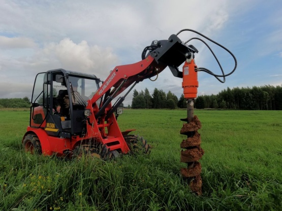 Гидробур (гидровращатель) для мини-погрузчиков