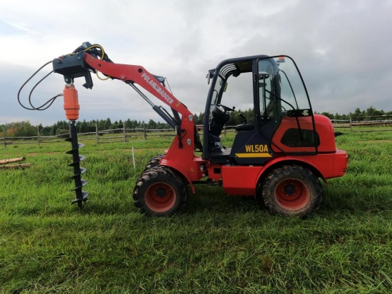 Гидробур (гидровращатель) для мини-погрузчиков