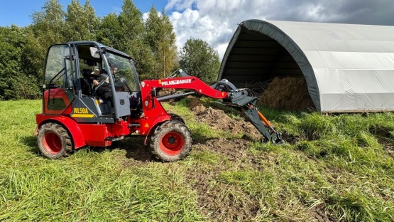 Навесной экскаватор (экскаваторная рукоять) для мини-погрузчиков