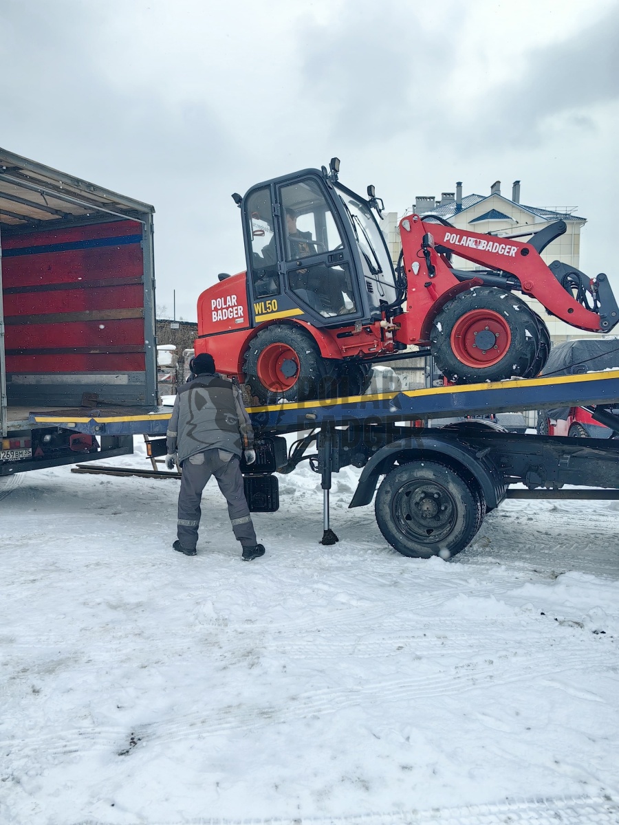 Отгрузка погрузчика Polar Badger WL50 в Нижний Новгород