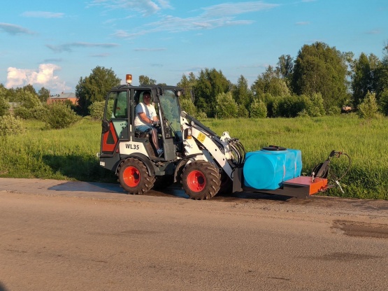 Мойка высокого давления для сочлененного минипогрузчика Полар Баджер