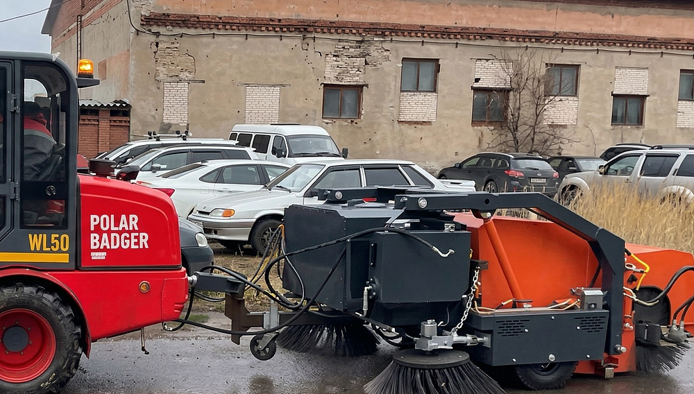 Подметально-уборочная машина прицепная