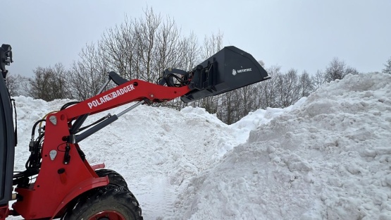 Ковш с увеличенной высотой выгрузки для мини-погрузчиков